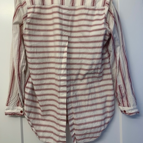 Topshop Stripped Button Down - Picture 2 of 4